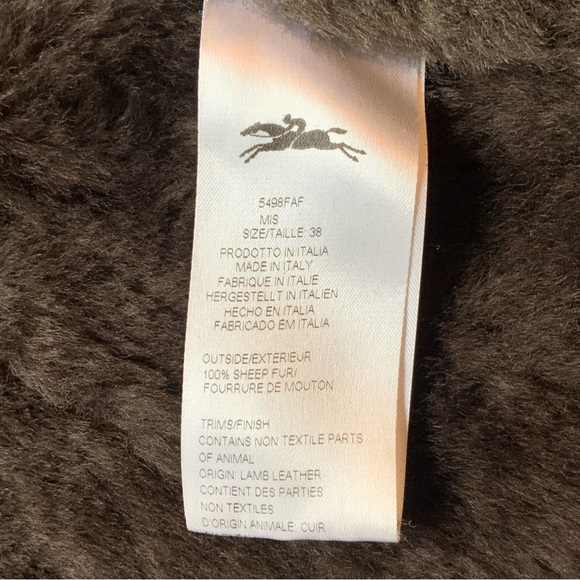 RARE Longchamp sheepskin and fox jacket - Picture 13 of 14